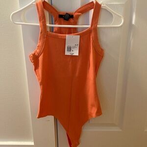 Forever 21 ribbed bodysuit